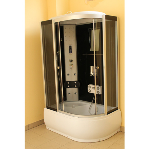 KABINA PRYSZNICOWA Z HYDROMASAŻEM I SAUNĄ WSH7106LS LEWA 120x80 CM KABINA PRYSZNICOWA Z HYDROMASAŻEM I SAUNĄ WSH7106LS LEWA 120x80 CM