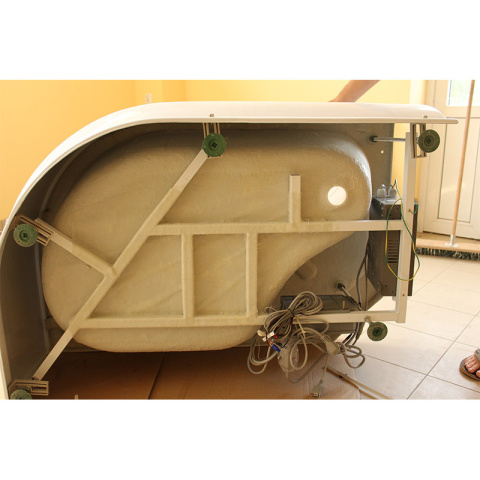 KABINA PRYSZNICOWA Z HYDROMASAŻEM I SAUNĄ WSH7106RS PRAWA 120x80 CM