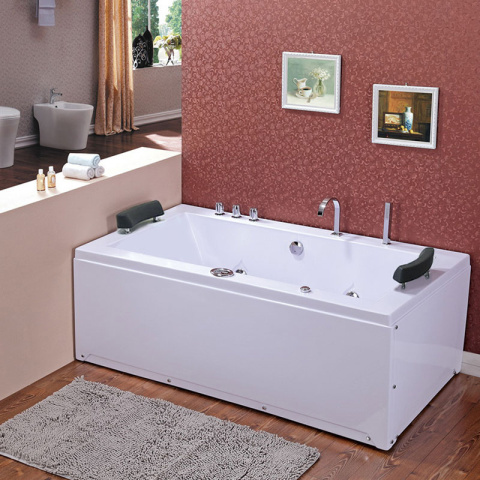 WANNA Z HYDROMASAŻEM RAMONA 640 BIAŁA 180x90 CM WANNA Z HYDROMASAŻEM RAMONA 640 BIAŁA 180x90 CM