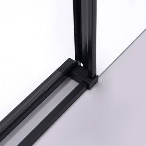 DRZWI PRYSZNICOWE SUPER SLIM NOVA CZARNE 100 CM 6 MM DRZWI PRYSZNICOWE SUPER SLIM NOVA CZARNE 100 CM 6 MM