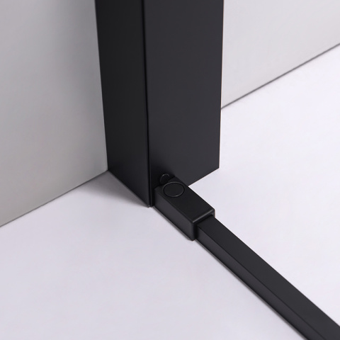 DRZWI PRYSZNICOWE SUPER SLIM NOVA CZARNE 100 CM 6 MM DRZWI PRYSZNICOWE SUPER SLIM NOVA CZARNE 100 CM 6 MM