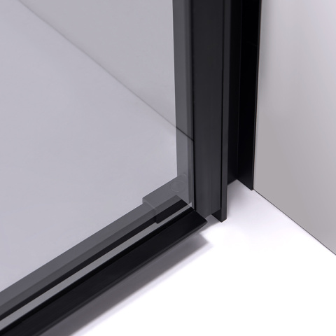 DRZWI PRYSZNICOWE SUPER SLIM NOVA CZARNE 100 CM 6 MM DRZWI PRYSZNICOWE SUPER SLIM NOVA CZARNE 100 CM 6 MM