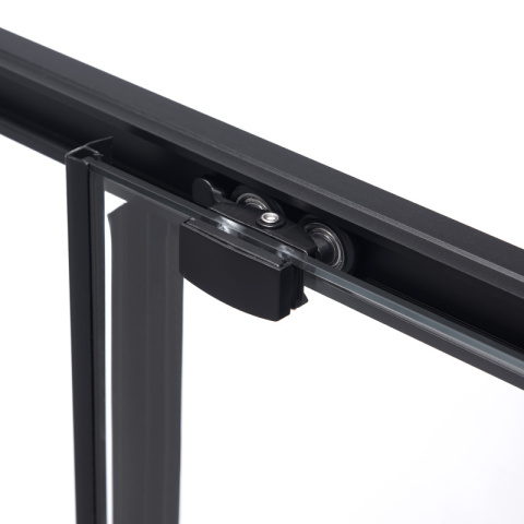 DRZWI PRYSZNICOWE SUPER SLIM NOVA CZARNE 100 CM 6 MM DRZWI PRYSZNICOWE SUPER SLIM NOVA CZARNE 100 CM 6 MM