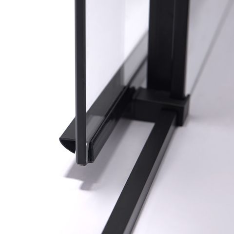 DRZWI PRYSZNICOWE SUPER SLIM NOVA CZARNE 100 CM 6 MM DRZWI PRYSZNICOWE SUPER SLIM NOVA CZARNE 100 CM 6 MM