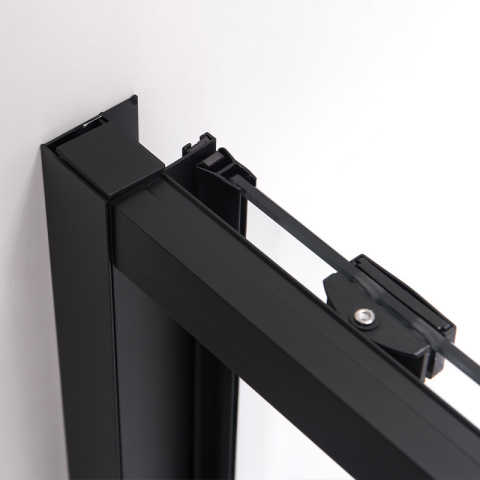 DRZWI PRYSZNICOWE SUPER SLIM NOVA CZARNE 110 CM 6 MM DRZWI PRYSZNICOWE SUPER SLIM NOVA CZARNE 110 CM 6 MM