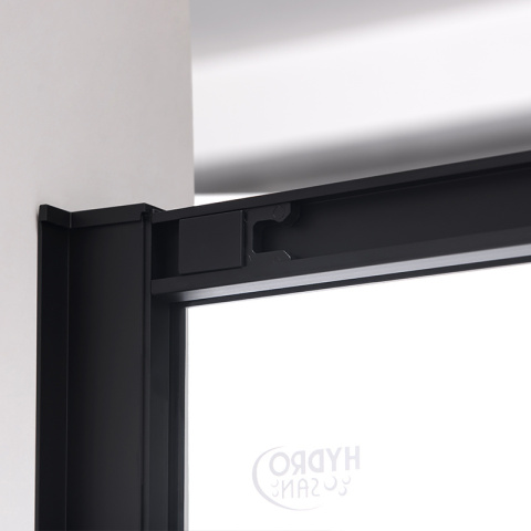 DRZWI PRYSZNICOWE SUPER SLIM NOVA CZARNE 110 CM 6 MM DRZWI PRYSZNICOWE SUPER SLIM NOVA CZARNE 110 CM 6 MM