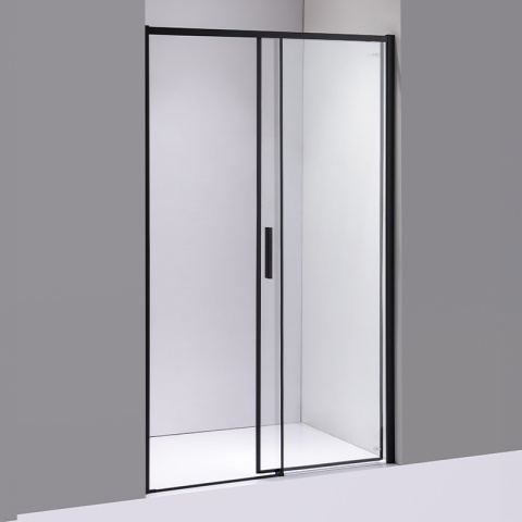 DRZWI PRYSZNICOWE SUPER SLIM NOVA CZARNE 130 CM 6 MM DRZWI PRYSZNICOWE SUPER SLIM NOVA CZARNE 130 CM 6 MM