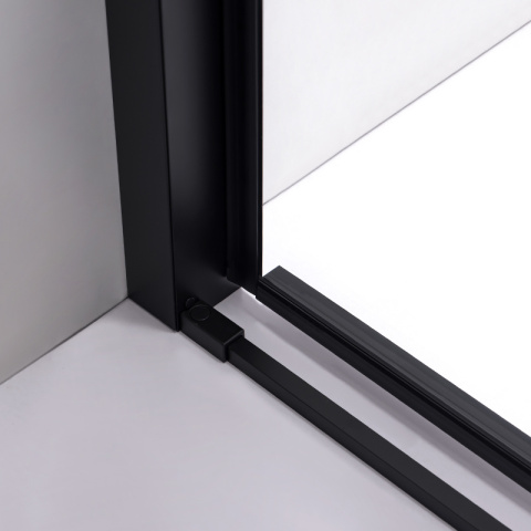 DRZWI PRYSZNICOWE SUPER SLIM NOVA CZARNE 130 CM 6 MM DRZWI PRYSZNICOWE SUPER SLIM NOVA CZARNE 130 CM 6 MM