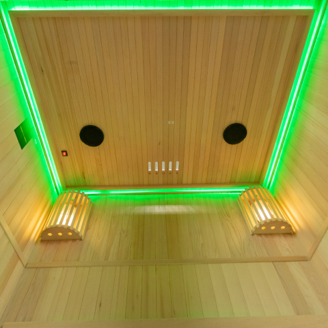 SAUNA FIŃSKA WYSOKOTEMPERATUROWA Z PIECEM OSLO3/HARVIA 4,5KW 3-4 OSOBOWA 150x120 CM