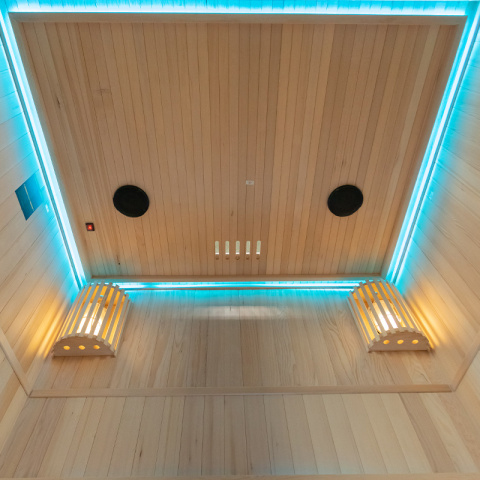 SAUNA FIŃSKA WYSOKOTEMPERATUROWA Z PIECEM OSLO3/HARVIA 4,5KW 3-4 OSOBOWA 150x120 CM