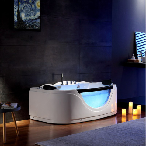 WANNA Z HYDROMASAŻEM PARMA 924 BIAŁA 160x88 CM WANNA Z HYDROMASAŻEM PARMA 924 BIAŁA 160x88 CM