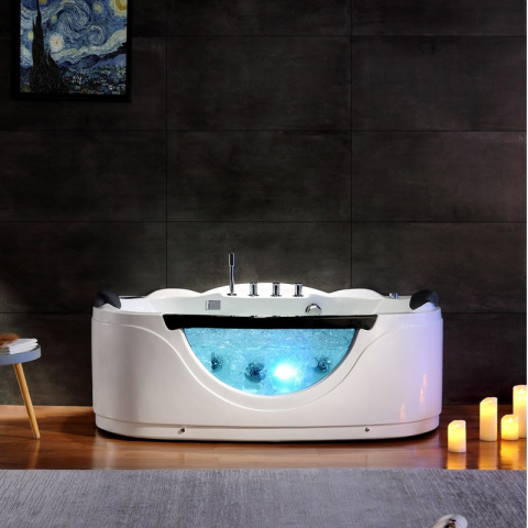 WANNA Z HYDROMASAŻEM PARMA 924 BIAŁA 160x88 CM WANNA Z HYDROMASAŻEM PARMA 924 BIAŁA 160x88 CM