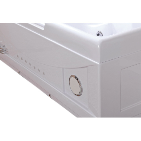 WANNA Z HYDROMASAŻEM RAMZES 634 BIAŁA 168x85 CM WANNA Z HYDROMASAŻEM RAMZES 634 BIAŁA 168x85 CM