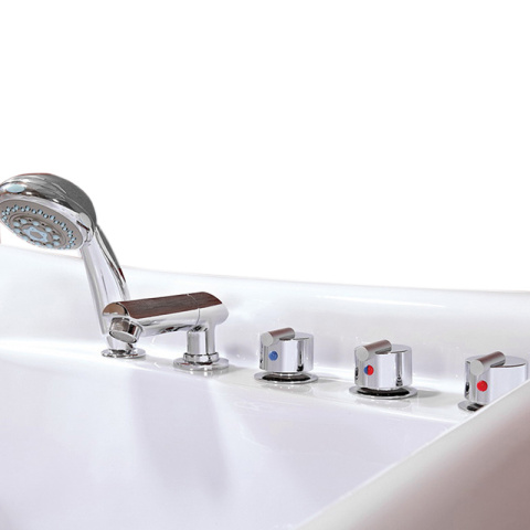 WANNA Z HYDROMASAŻEM RAMZES 634 BIAŁA 168x85 CM WANNA Z HYDROMASAŻEM RAMZES 634 BIAŁA 168x85 CM