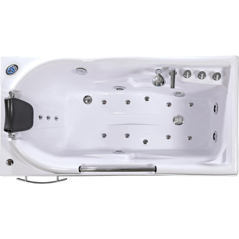 WANNA Z HYDROMASAŻEM RAMZES 634 BIAŁA 168x85 CM WANNA Z HYDROMASAŻEM RAMZES 634 BIAŁA 168x85 CM