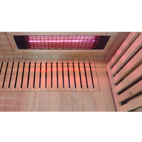 SAUNA KOMBO INFRARED/FIŃSKA HELSI3 Z PIECEM 6kW 3-4 OSOBOWA 160x160 CM 2w1