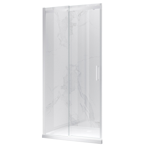 DRZWI PRYSZNICOWE KZ09E BIAŁE 135-140 CM 8 MM DRZWI PRYSZNICOWE KZ09E BIAŁE 135-140 CM 8 MM