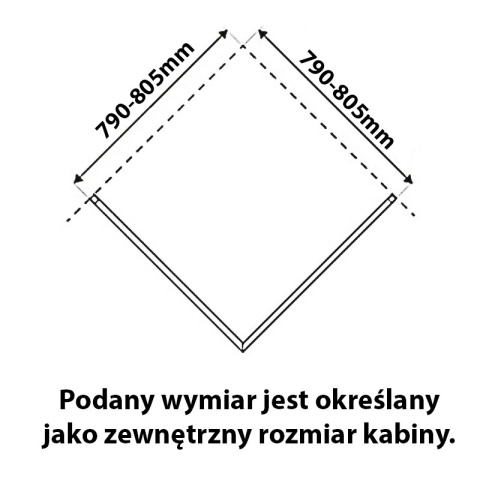 KABINA PRYSZNICOWA KWADRATOWA KZ08B BIAŁA 80x80 CM KABINA PRYSZNICOWA KWADRATOWA KZ08B BIAŁA 80x80 CM