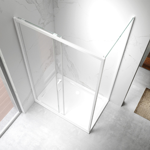 KABINA PRYSZNICOWA PROSTOKĄTNA KZ103C BIAŁA 120x80 CM KABINA PRYSZNICOWA PROSTOKĄTNA KZ103C BIAŁA 120x80 CM