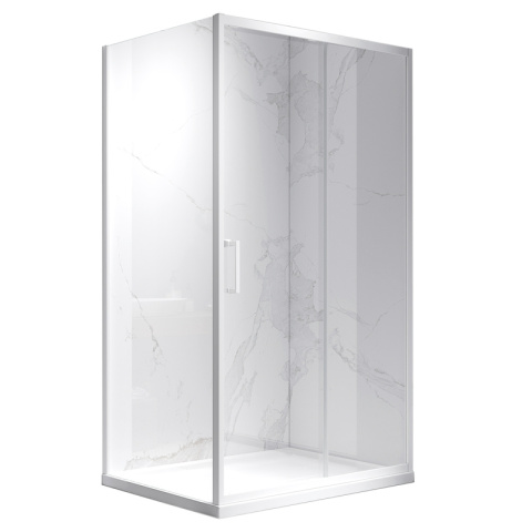KABINA PRYSZNICOWA PROSTOKĄTNA KZ103C BIAŁA 120x80 CM KABINA PRYSZNICOWA PROSTOKĄTNA KZ103C BIAŁA 120x80 CM