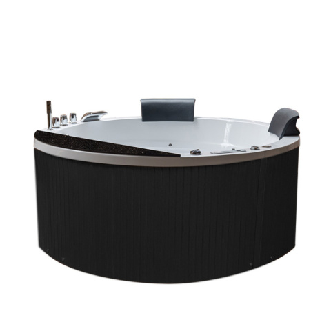 WANNA Z HYDROMASAŻEM DELLA 916 Z OBUDOWĄ CZARNĄ 155x155 CM WANNA Z HYDROMASAŻEM DELLA 916 Z OBUDOWĄ CZARNĄ 155x155 CM