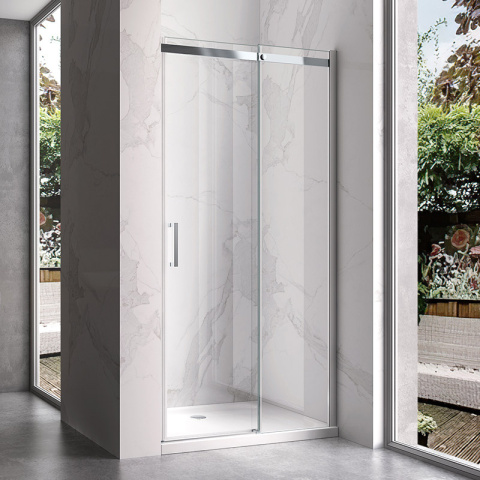 DRZWI PRYSZNICOWE KZ09F CHROM 145-150 CM 8 MM DRZWI PRYSZNICOWE KZ09F CHROM 145-150 CM 8 MM