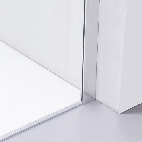 DRZWI PRYSZNICOWE SH03E CHROM 125-130 CM 8 MM DRZWI PRYSZNICOWE SH03E CHROM 125-130 CM 8 MM