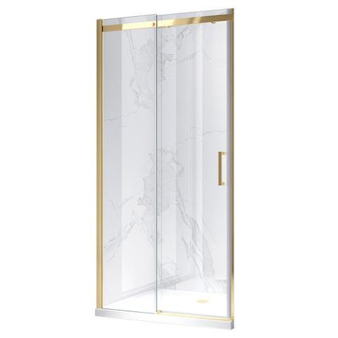 DRZWI PRYSZNICOWE KZ09B ZŁOTE 105-110 CM 8 MM DRZWI PRYSZNICOWE KZ09B ZŁOTE 105-110 CM 8 MM