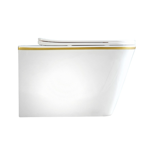 MISKA WC WISZĄCA RIMLESS RAIN-WH-GL-RIM-03 BIAŁA DESKA WOLNOOPADAJĄCA DUROPLAST MISKA WC WISZĄCA RIMLESS RAIN-WH-GL-RIM-03 BIAŁA DESKA WOLNOOPADAJĄCA DUROPLAST
