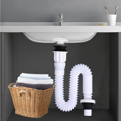 SYFON UMYWALKOWY Z KORKIEM CZARNY MAT UNIWERSALNY REGULOWANY OLEK-MTB 30-100 CM SYFON UMYWALKOWY Z KORKIEM CZARNY MAT UNIWERSALNY REGULOWANY OLEK-MTB 30-100 CM