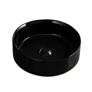 UMYWALKA NABLATOWA CERAMICZNA OKRĄGŁA LAVA-BL-360 CZARNY