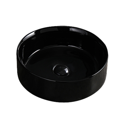 UMYWALKA NABLATOWA CERAMICZNA OKRĄGŁA LAVA-BL-360 CZARNY UMYWALKA NABLATOWA CERAMICZNA OKRĄGŁA LAVA-BL-360 CZARNY