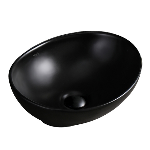 UMYWALKA NABLATOWA CERAMICZNA OWALNA LUMO-MTB-405 CZARNY MAT UMYWALKA NABLATOWA CERAMICZNA OWALNA LUMO-MTB-405 CZARNY MAT