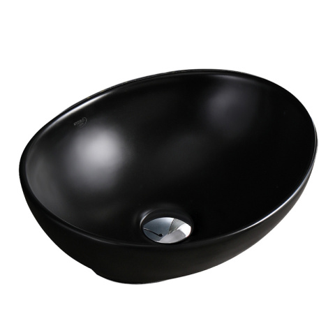 UMYWALKA NABLATOWA CERAMICZNA OWALNA LUMO-MTB-405 CZARNY MAT UMYWALKA NABLATOWA CERAMICZNA OWALNA LUMO-MTB-405 CZARNY MAT