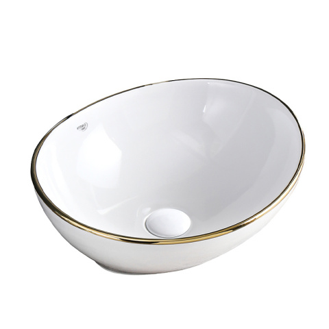 UMYWALKA NABLATOWA CERAMICZNA OWALNA LUMO-WH-GL-405 BIAŁA UMYWALKA NABLATOWA CERAMICZNA OWALNA LUMO-WH-GL-405 BIAŁA