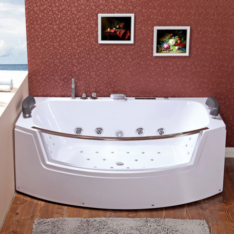 WANNA Z HYDROMASAŻEM SUPREMA 664 BIAŁA 185x110 CM WANNA Z HYDROMASAŻEM SUPREMA 664 BIAŁA 185x110 CM