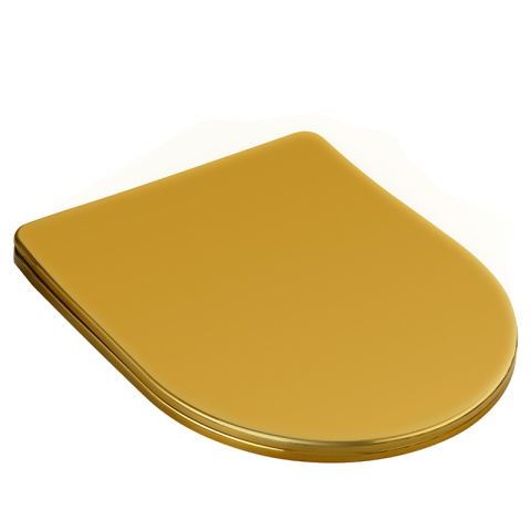 DESKA SEDESOWA WC WOLNOOPADAJĄCA CV-GL-04 ZŁOTA SLIM DUROPLAST DESKA SEDESOWA WC WOLNOOPADAJĄCA CV-GL-04 ZŁOTA SLIM DUROPLAST