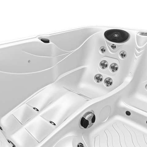 JACUZZI OGRODOWE WANNA SPA752 BIAŁA PERŁA OBUDOWA ANTRACYT 200x200 CM JACUZZI OGRODOWE WANNA SPA752 BIAŁA PERŁA OBUDOWA ANTRACYT 200x200 CM