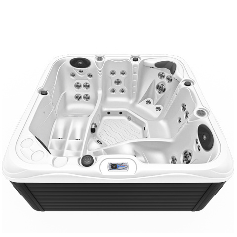 JACUZZI OGRODOWE WANNA SPA752 BIAŁA PERŁA OBUDOWA ANTRACYT 200x200 CM JACUZZI OGRODOWE WANNA SPA752 BIAŁA PERŁA OBUDOWA ANTRACYT 200x200 CM