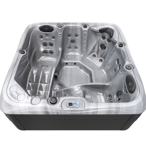 JACUZZI OGRODOWE WANNA SPA752 CAPPUCINNO OBUDOWA ANTRACYT 200x200 CM JACUZZI OGRODOWE WANNA SPA752 CAPPUCINNO OBUDOWA ANTRACYT 200x200 CM