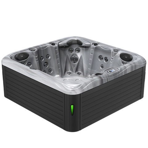 JACUZZI OGRODOWE WANNA SPA752 CAPPUCINNO OBUDOWA ANTRACYT 200x200 CM JACUZZI OGRODOWE WANNA SPA752 CAPPUCINNO OBUDOWA ANTRACYT 200x200 CM
