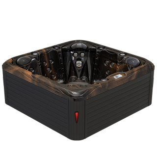 JACUZZI OGRODOWE WANNA SPA752 MAGMA GOLD OBUDOWA ANTRACYT 200x200 CM
