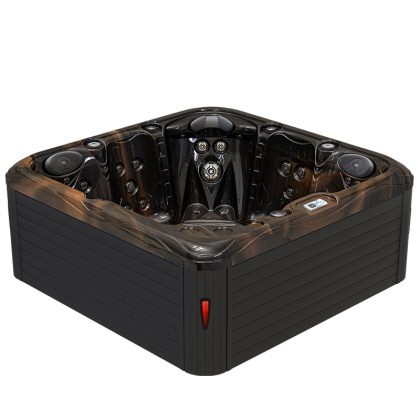 JACUZZI OGRODOWE WANNA SPA752 MAGMA GOLD OBUDOWA ANTRACYT 200x200 CM