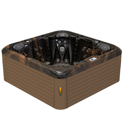 JACUZZI OGRODOWE WANNA SPA752 MAGMA GOLD OBUDOWA KAWA 200x200 CM