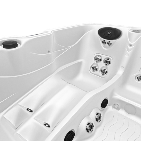 JACUZZI OGRODOWE WANNA SPA753 BIAŁA PERŁA OBUDOWA ANTRACYT 200x200 CM JACUZZI OGRODOWE WANNA SPA753 BIAŁA PERŁA OBUDOWA ANTRACYT 200x200 CM
