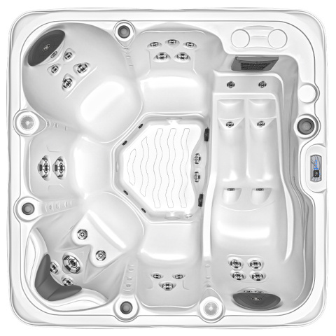 JACUZZI OGRODOWE WANNA SPA753 BIAŁA PERŁA OBUDOWA KAWA 200x200 CM JACUZZI OGRODOWE WANNA SPA753 BIAŁA PERŁA OBUDOWA KAWA 200x200 CM