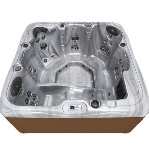 JACUZZI OGRODOWE WANNA SPA753 CAPPUCINNO OBUDOWA KAWA 200x200 CM JACUZZI OGRODOWE WANNA SPA753 CAPPUCINNO OBUDOWA KAWA 200x200 CM