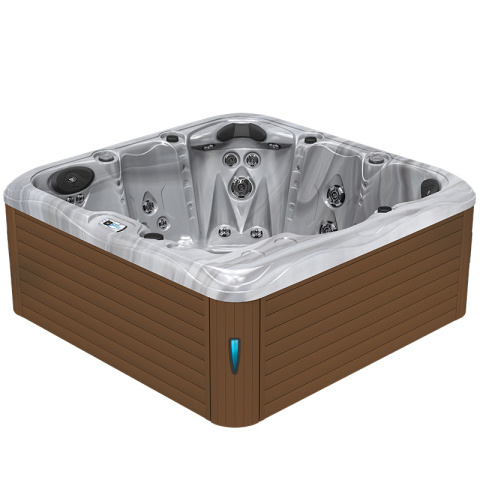 JACUZZI OGRODOWE WANNA SPA753 CAPPUCINNO OBUDOWA KAWA 200x200 CM JACUZZI OGRODOWE WANNA SPA753 CAPPUCINNO OBUDOWA KAWA 200x200 CM