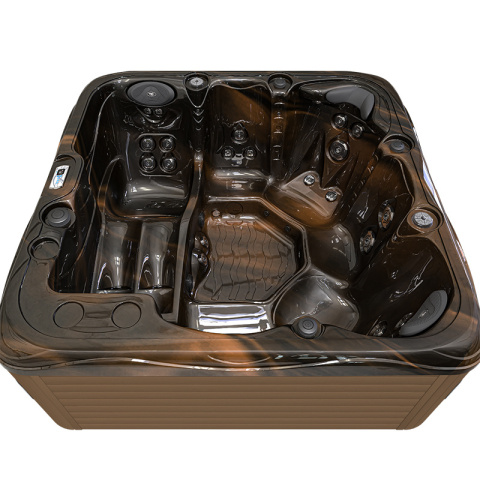 JACUZZI OGRODOWE WANNA SPA753 MAGMA GOLD OBUDOWA KAWA 200x200 CM JACUZZI OGRODOWE WANNA SPA753 MAGMA GOLD OBUDOWA KAWA 200x200 CM