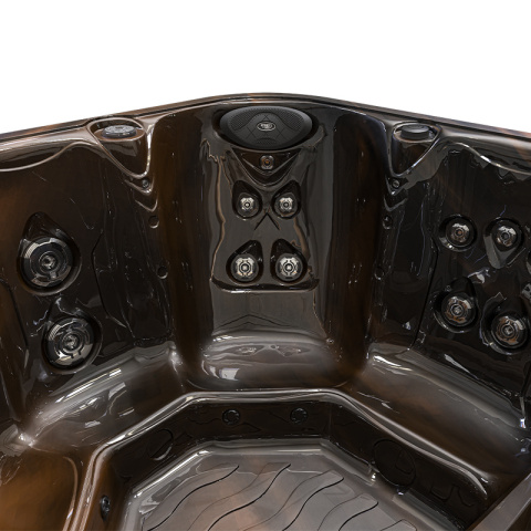 JACUZZI OGRODOWE WANNA SPA753 MAGMA GOLD OBUDOWA KAWA 200x200 CM JACUZZI OGRODOWE WANNA SPA753 MAGMA GOLD OBUDOWA KAWA 200x200 CM
